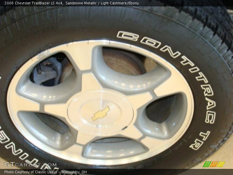 Sandstone Metallic / Light Cashmere/Ebony 2006 Chevrolet TrailBlazer LS 4x4