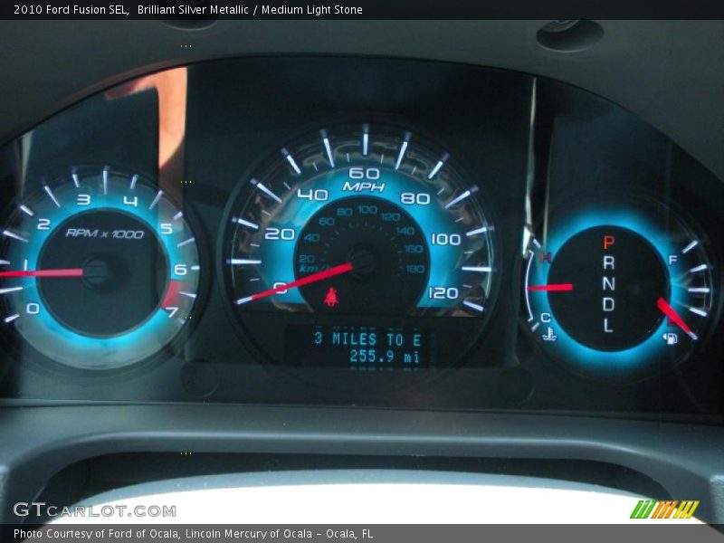 Brilliant Silver Metallic / Medium Light Stone 2010 Ford Fusion SEL