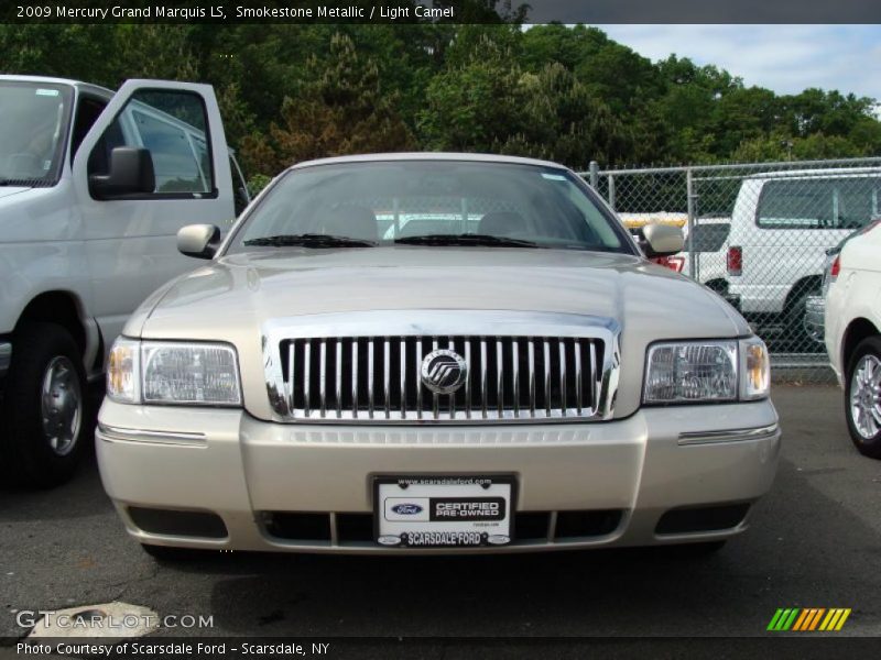 Smokestone Metallic / Light Camel 2009 Mercury Grand Marquis LS