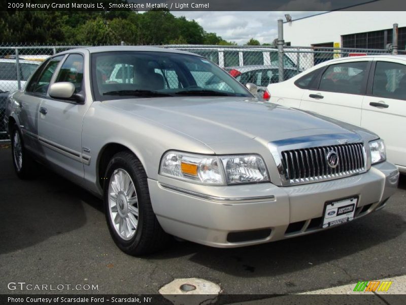 Smokestone Metallic / Light Camel 2009 Mercury Grand Marquis LS