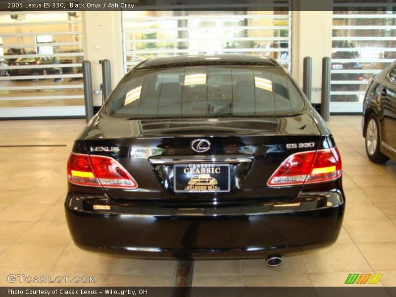 Black Onyx / Ash Gray 2005 Lexus ES 330