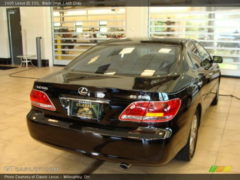 Black Onyx / Ash Gray 2005 Lexus ES 330