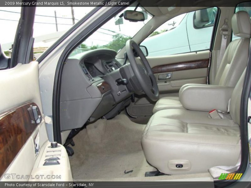 Smokestone Metallic / Light Camel 2009 Mercury Grand Marquis LS