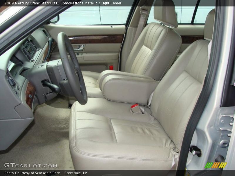 Smokestone Metallic / Light Camel 2009 Mercury Grand Marquis LS