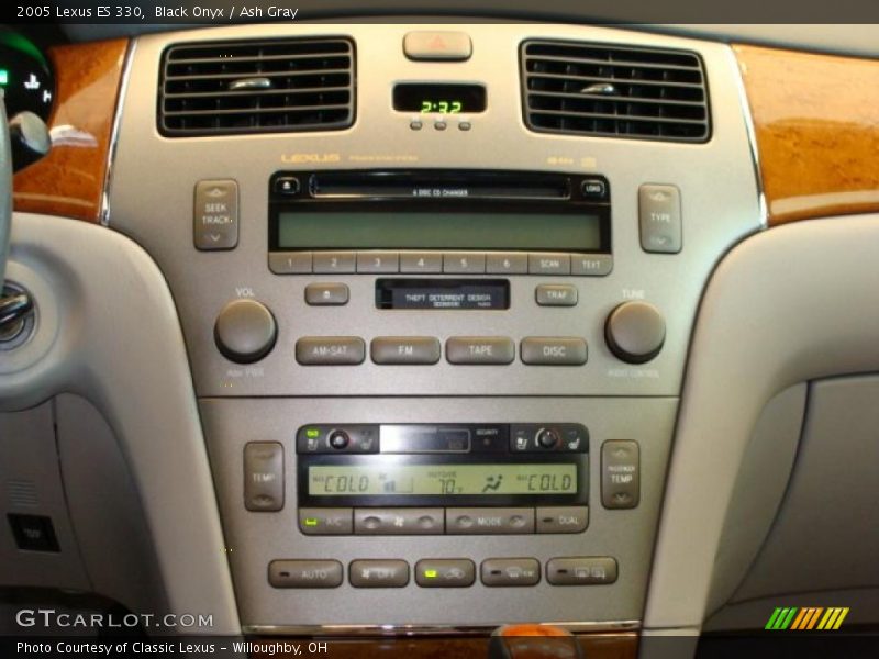 Black Onyx / Ash Gray 2005 Lexus ES 330