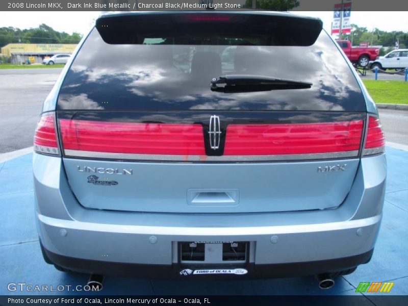Dark Ink Blue Metallic / Charcoal Black/Medium Light Stone 2008 Lincoln MKX