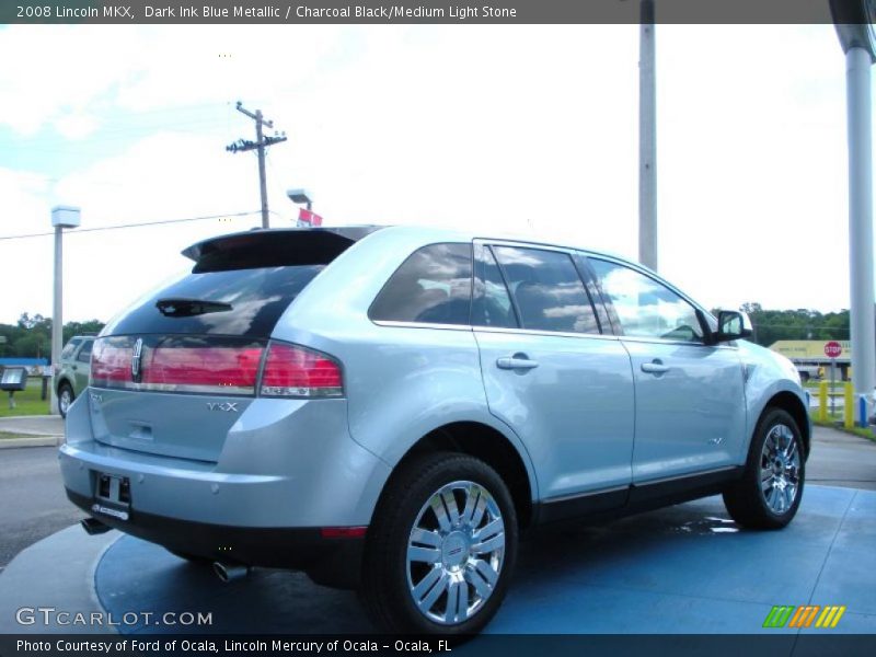 Dark Ink Blue Metallic / Charcoal Black/Medium Light Stone 2008 Lincoln MKX