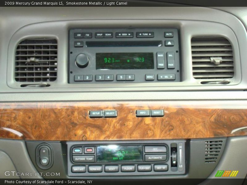 Smokestone Metallic / Light Camel 2009 Mercury Grand Marquis LS