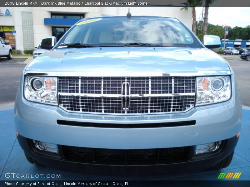 Dark Ink Blue Metallic / Charcoal Black/Medium Light Stone 2008 Lincoln MKX