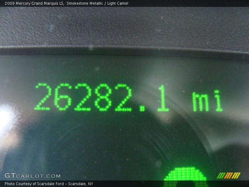 Smokestone Metallic / Light Camel 2009 Mercury Grand Marquis LS