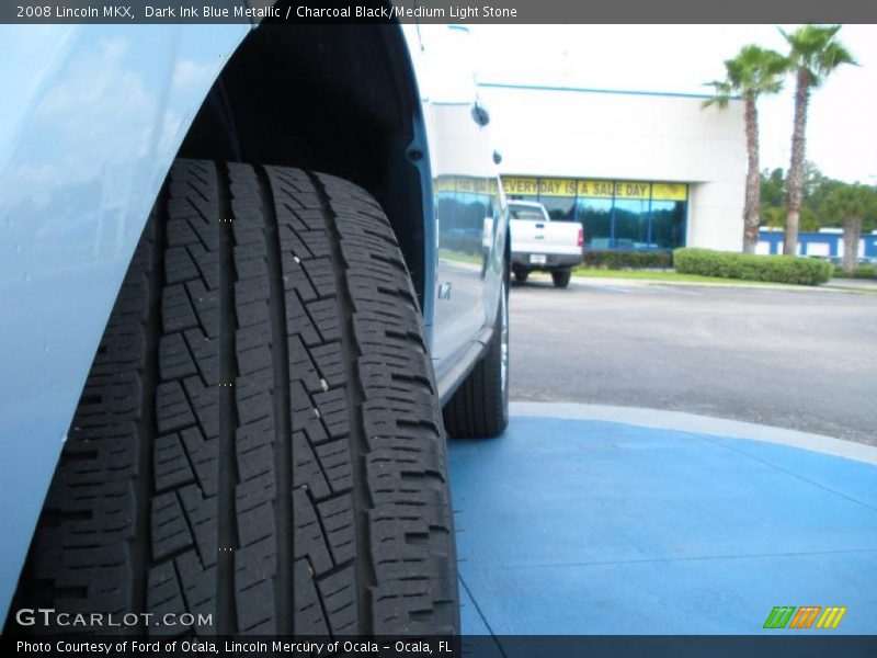 Dark Ink Blue Metallic / Charcoal Black/Medium Light Stone 2008 Lincoln MKX