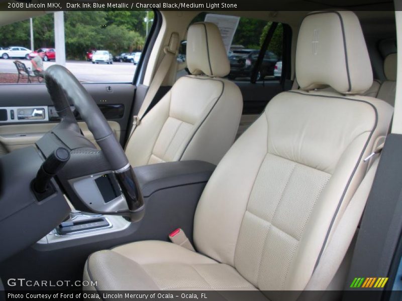 Dark Ink Blue Metallic / Charcoal Black/Medium Light Stone 2008 Lincoln MKX