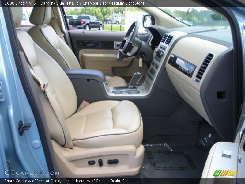 Dark Ink Blue Metallic / Charcoal Black/Medium Light Stone 2008 Lincoln MKX
