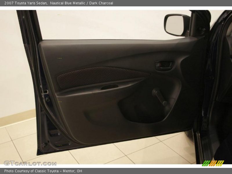 Nautical Blue Metallic / Dark Charcoal 2007 Toyota Yaris Sedan