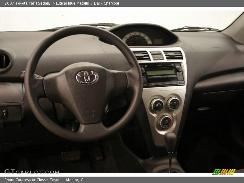 Nautical Blue Metallic / Dark Charcoal 2007 Toyota Yaris Sedan