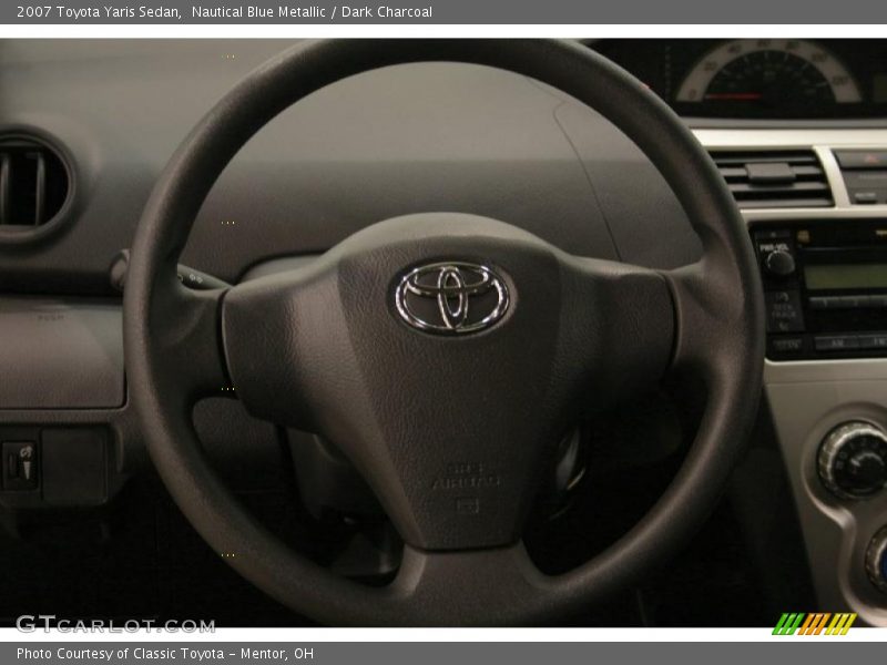 Nautical Blue Metallic / Dark Charcoal 2007 Toyota Yaris Sedan