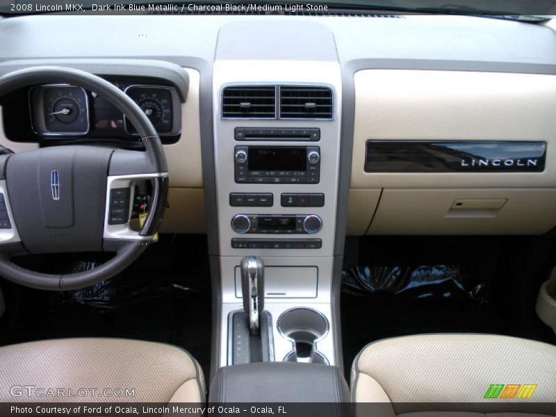 Dark Ink Blue Metallic / Charcoal Black/Medium Light Stone 2008 Lincoln MKX