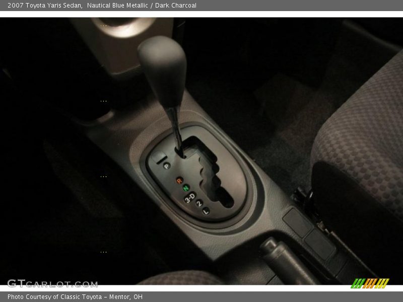Nautical Blue Metallic / Dark Charcoal 2007 Toyota Yaris Sedan
