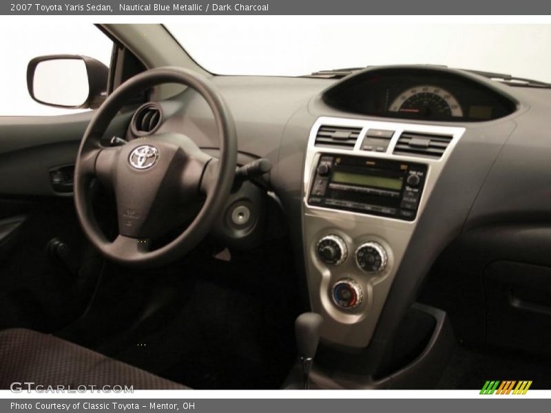 Nautical Blue Metallic / Dark Charcoal 2007 Toyota Yaris Sedan