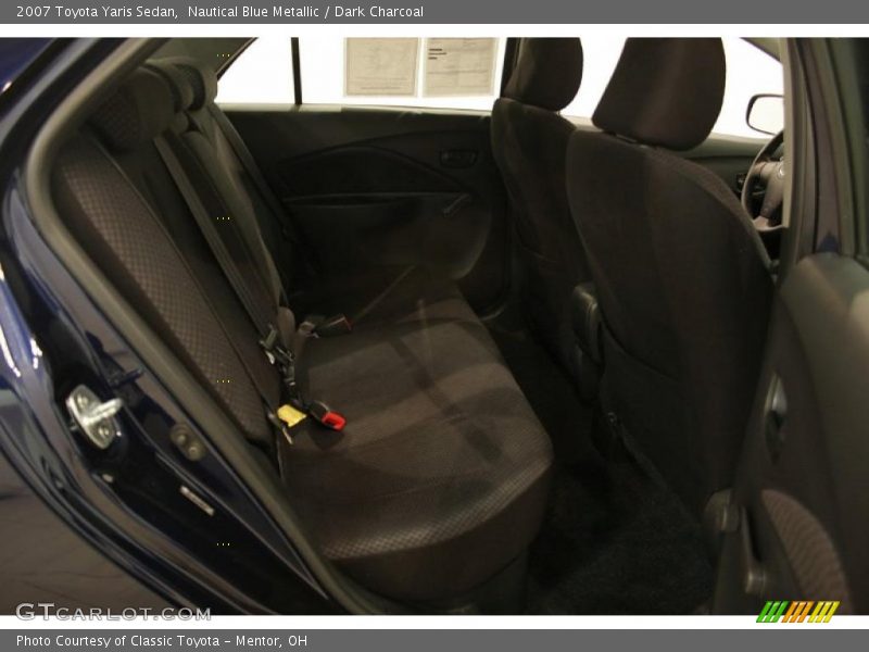 Nautical Blue Metallic / Dark Charcoal 2007 Toyota Yaris Sedan