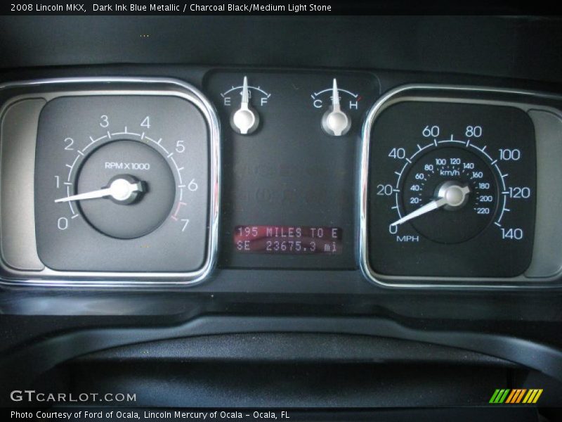 Dark Ink Blue Metallic / Charcoal Black/Medium Light Stone 2008 Lincoln MKX