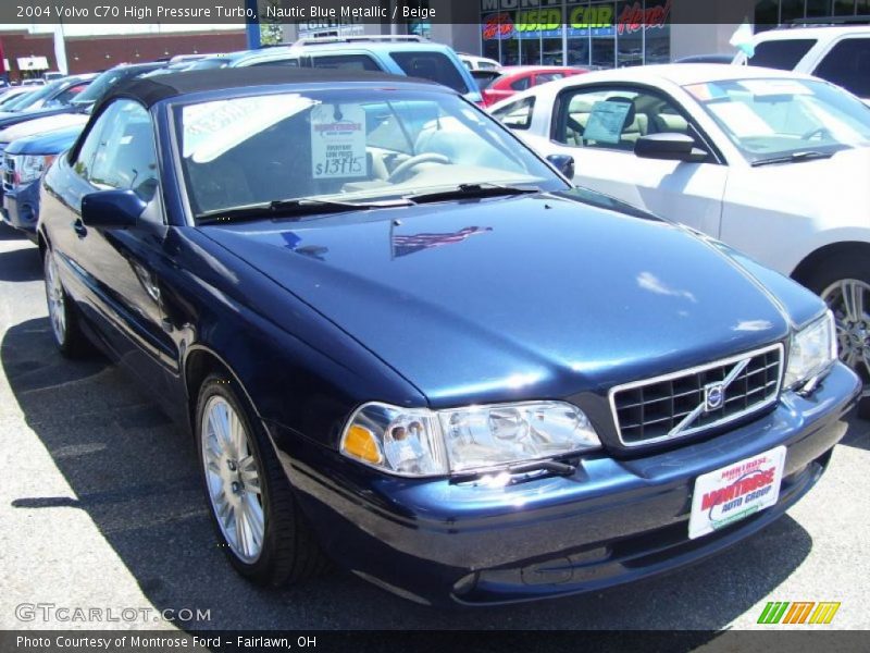 Nautic Blue Metallic / Beige 2004 Volvo C70 High Pressure Turbo