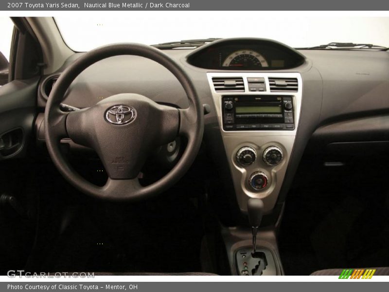 Nautical Blue Metallic / Dark Charcoal 2007 Toyota Yaris Sedan