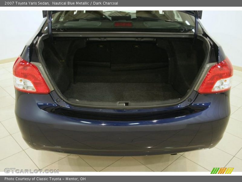 Nautical Blue Metallic / Dark Charcoal 2007 Toyota Yaris Sedan