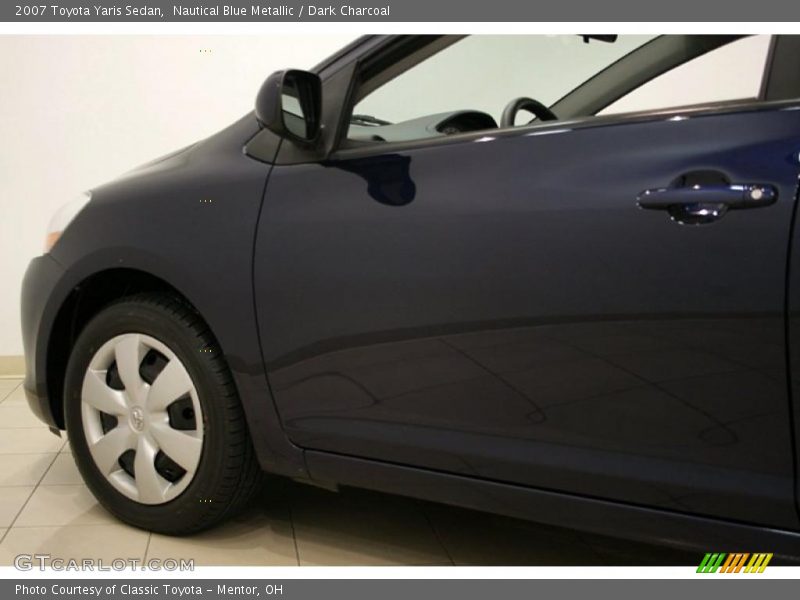 Nautical Blue Metallic / Dark Charcoal 2007 Toyota Yaris Sedan