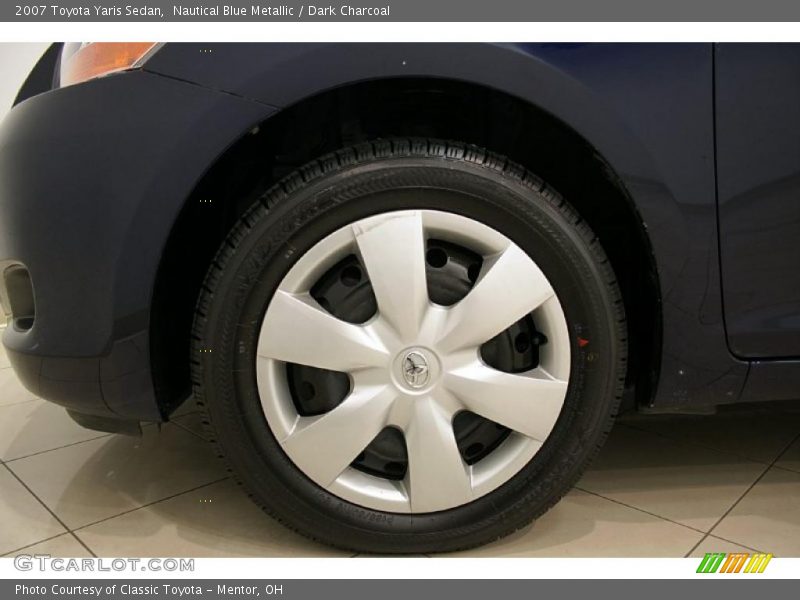 Nautical Blue Metallic / Dark Charcoal 2007 Toyota Yaris Sedan