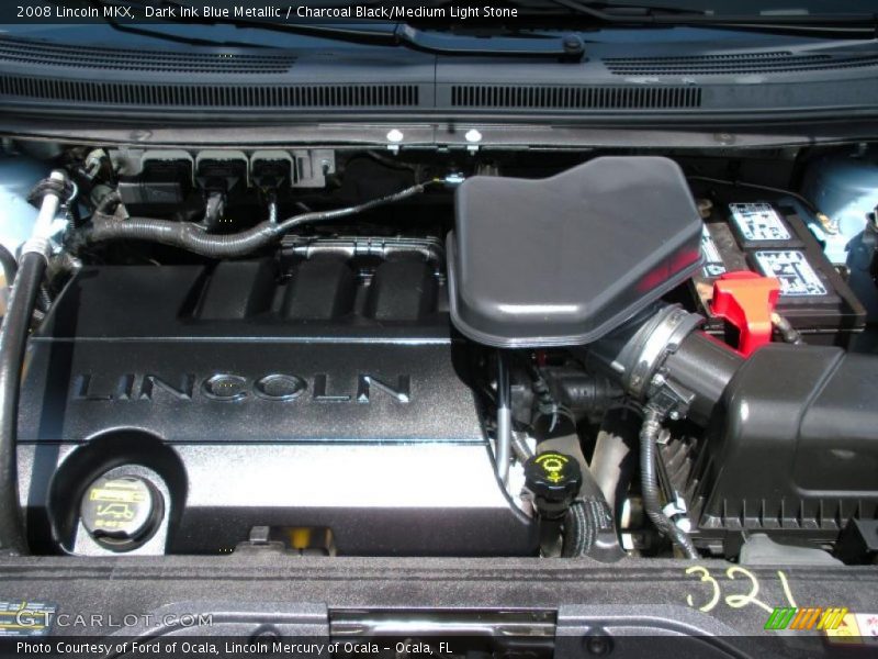 Dark Ink Blue Metallic / Charcoal Black/Medium Light Stone 2008 Lincoln MKX