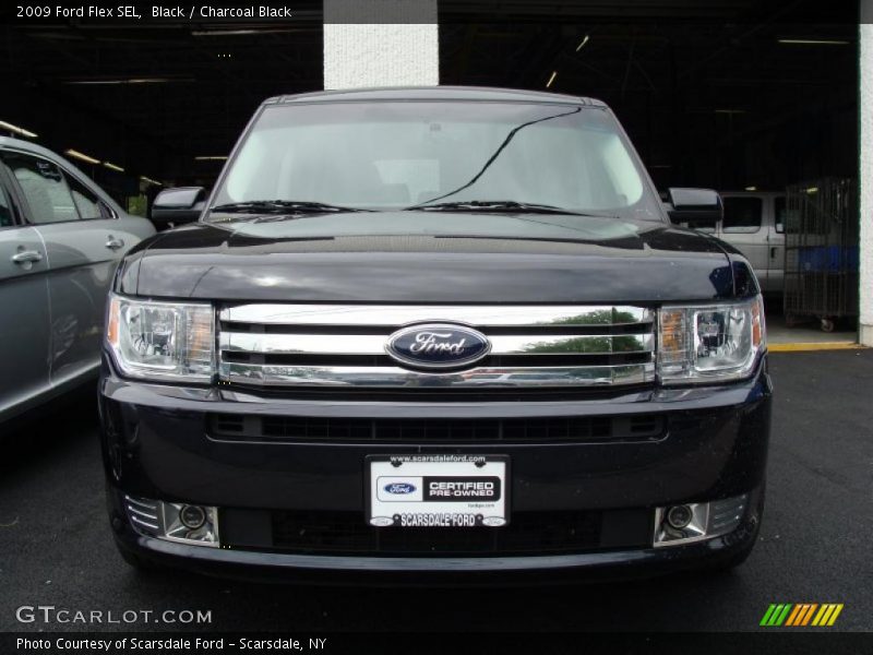 Black / Charcoal Black 2009 Ford Flex SEL