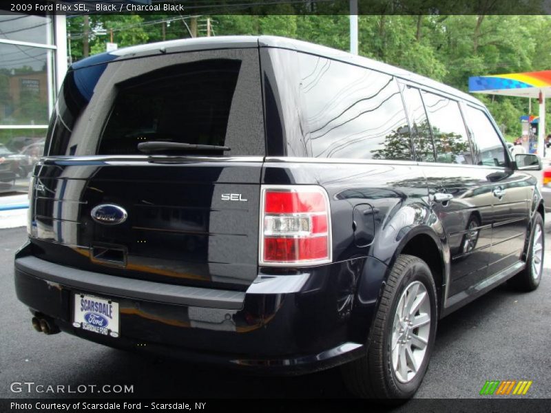 Black / Charcoal Black 2009 Ford Flex SEL