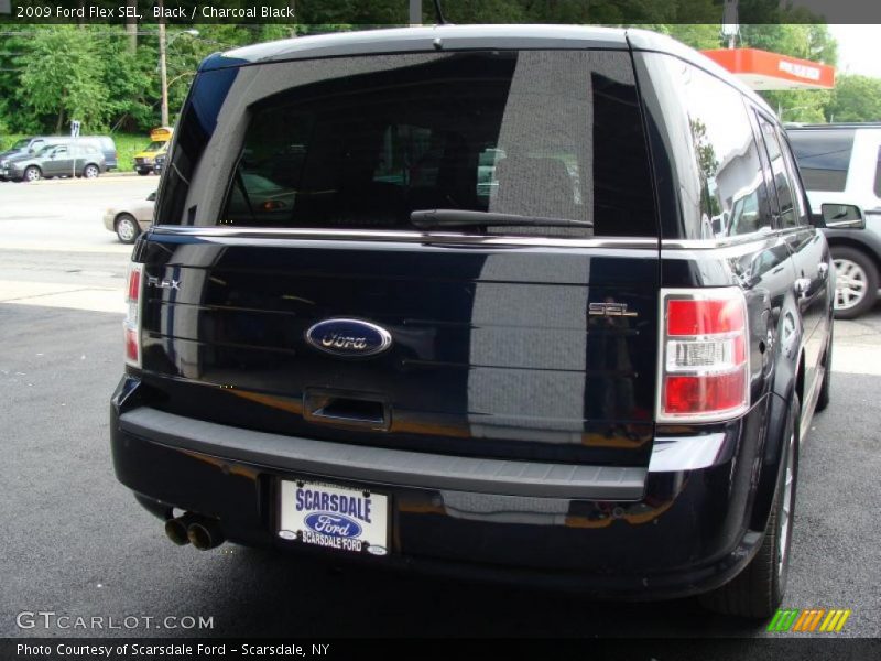 Black / Charcoal Black 2009 Ford Flex SEL
