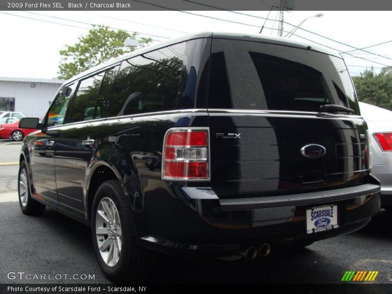 Black / Charcoal Black 2009 Ford Flex SEL