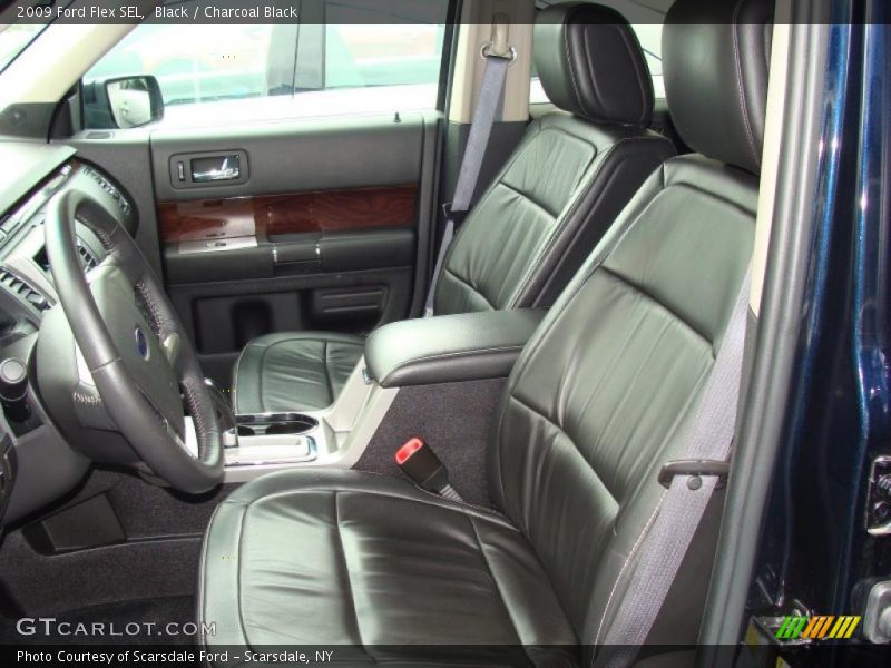 Black / Charcoal Black 2009 Ford Flex SEL
