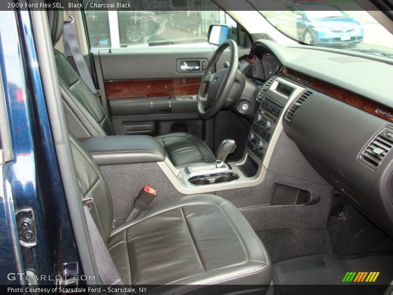Black / Charcoal Black 2009 Ford Flex SEL