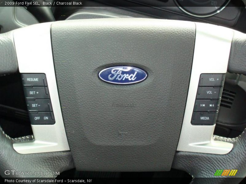 Black / Charcoal Black 2009 Ford Flex SEL