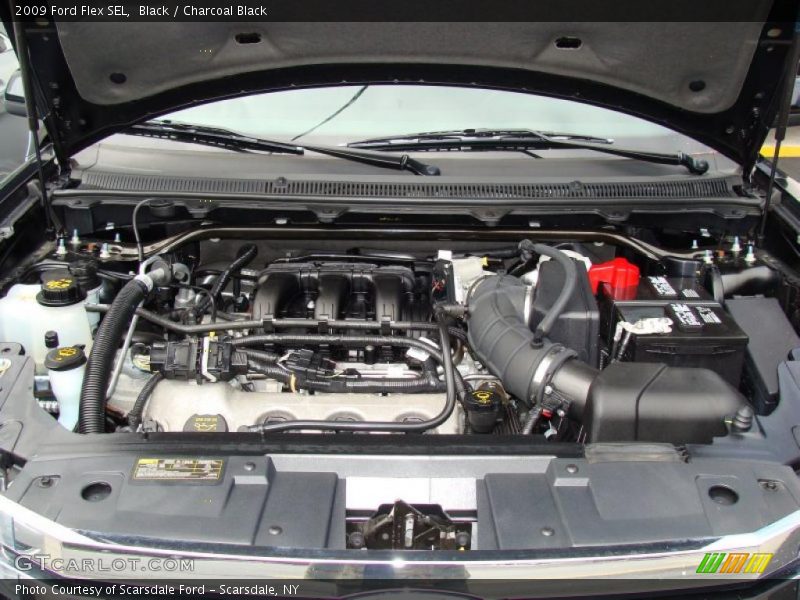 Black / Charcoal Black 2009 Ford Flex SEL