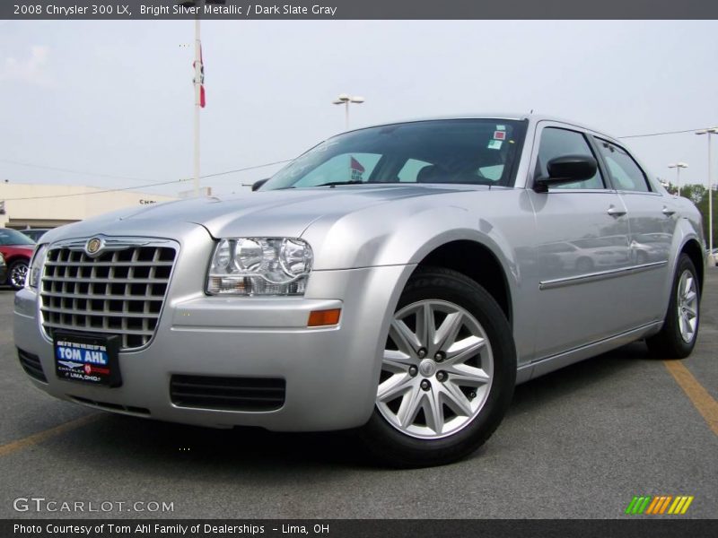 Bright Silver Metallic / Dark Slate Gray 2008 Chrysler 300 LX
