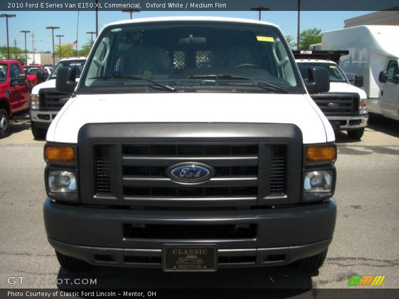 Oxford White / Medium Flint 2010 Ford E Series Van E150 XL Commericial