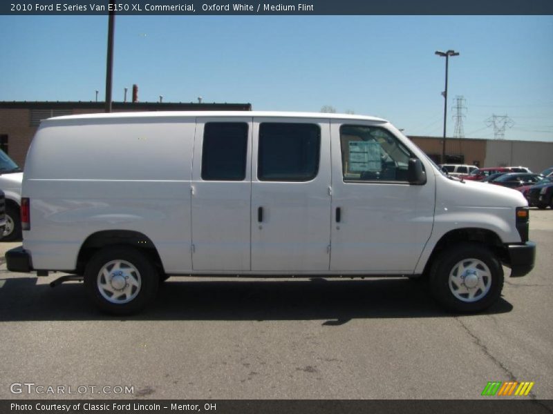 Oxford White / Medium Flint 2010 Ford E Series Van E150 XL Commericial