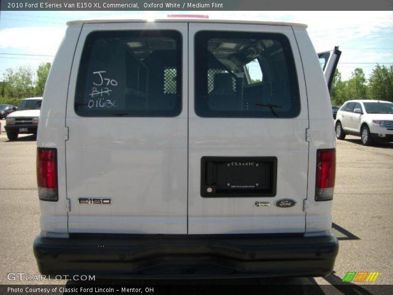 Oxford White / Medium Flint 2010 Ford E Series Van E150 XL Commericial
