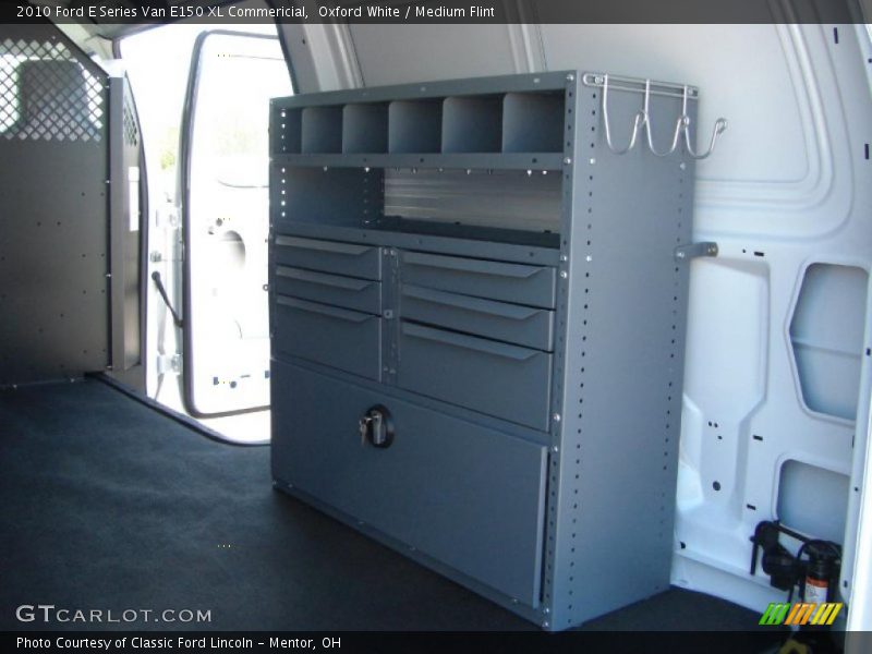 Oxford White / Medium Flint 2010 Ford E Series Van E150 XL Commericial