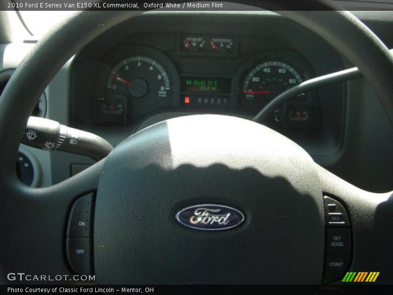 Oxford White / Medium Flint 2010 Ford E Series Van E150 XL Commericial