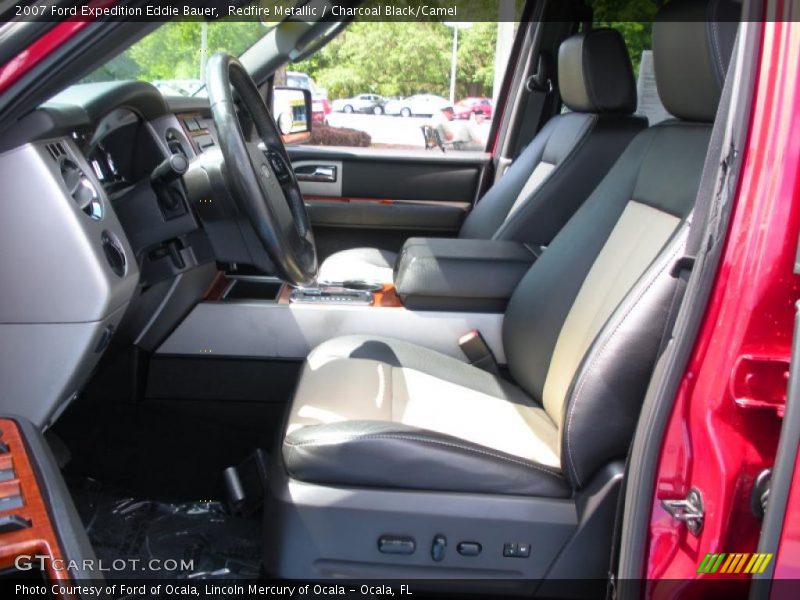 Redfire Metallic / Charcoal Black/Camel 2007 Ford Expedition Eddie Bauer