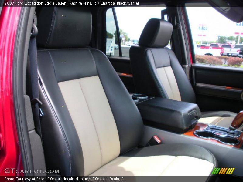 Redfire Metallic / Charcoal Black/Camel 2007 Ford Expedition Eddie Bauer