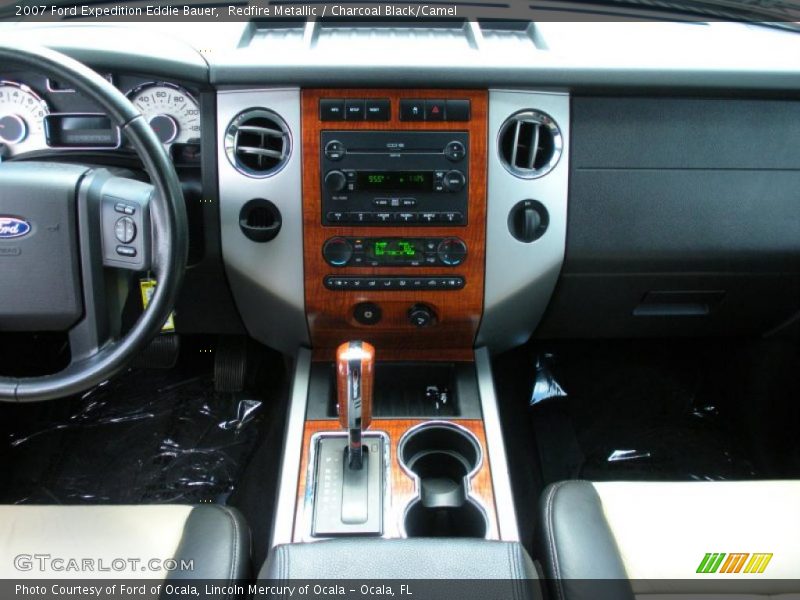 Redfire Metallic / Charcoal Black/Camel 2007 Ford Expedition Eddie Bauer