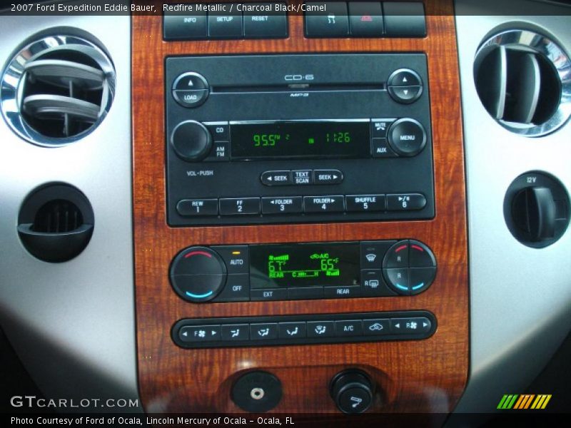 Redfire Metallic / Charcoal Black/Camel 2007 Ford Expedition Eddie Bauer
