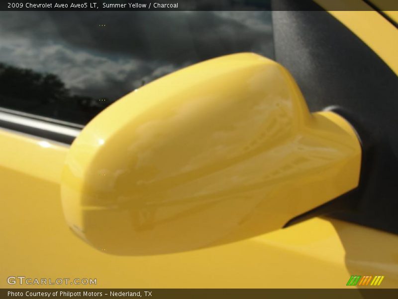 Summer Yellow / Charcoal 2009 Chevrolet Aveo Aveo5 LT
